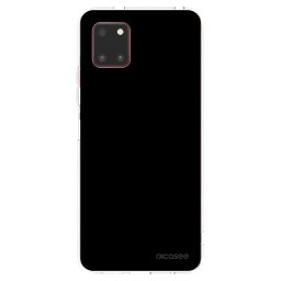 Átlátszó szilikon tok az alábbi mobiltelefonokra Samsung Galaxy Note 10 Lite N770F - Black Bliss