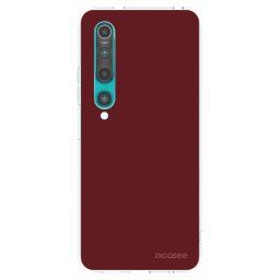 Átlátszó szilikon tok az alábbi mobiltelefonokra Xiaomi Mi 10 - Red Bliss