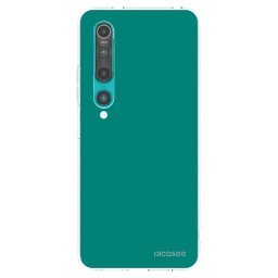 Átlátszó szilikon tok az alábbi mobiltelefonokra Xiaomi Mi 10 - Emerald Mist