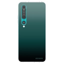 Átlátszó szilikon tok az alábbi mobiltelefonokra Xiaomi Mi 10 - Verdant Fade