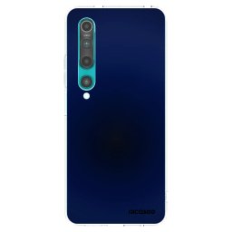 Átlátszó szilikon tok az alábbi mobiltelefonokra Xiaomi Mi 10 - Deep Ocean