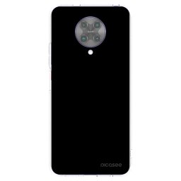 Átlátszó szilikon tok az alábbi mobiltelefonokra Xiaomi Poco F2 Pro - Black Bliss