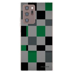 Átlátszó szilikon tok az alábbi mobiltelefonokra Samsung Galaxy Note 20 Ultra - Block Grid