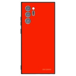 Fekete szilikon tok az alábbi mobiltelefonokra Samsung Galaxy Note 20 Ultra - Maranello Red
