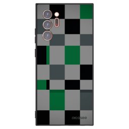 Fekete szilikon tok az alábbi mobiltelefonokra Samsung Galaxy Note 20 Ultra - Block Grid