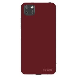 Átlátszó szilikon tok az alábbi mobiltelefonokra Huawei Y5P - Red Bliss