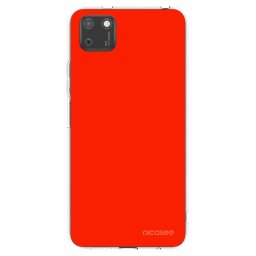 Átlátszó szilikon tok az alábbi mobiltelefonokra Huawei Y5P - Maranello Red