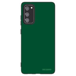 Fekete szilikon tok az alábbi mobiltelefonokra Samsung Galaxy S20 FE - Green Gleam