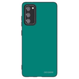 Fekete szilikon tok az alábbi mobiltelefonokra Samsung Galaxy S20 FE - Emerald Mist