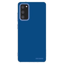 Átlátszó szilikon tok az alábbi mobiltelefonokra Samsung Galaxy S20 FE - Navy Blue