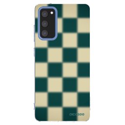 Átlátszó szilikon tok az alábbi mobiltelefonokra Samsung Galaxy S20 FE - Shadow Chess