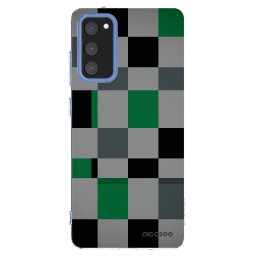 Átlátszó szilikon tok az alábbi mobiltelefonokra Samsung Galaxy S20 FE - Block Grid