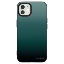 Fekete szilikon tok az alábbi mobiltelefonokra Apple iPhone 12 - Verdant Fade