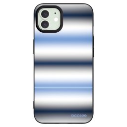 Fekete szilikon tok az alábbi mobiltelefonokra Apple iPhone 12 - Static Lines