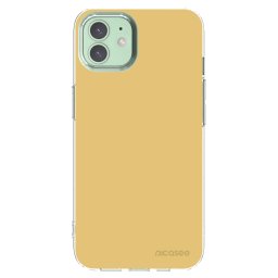Átlátszó szilikon tok az alábbi mobiltelefonokra Apple iPhone 12 Pro - Canary Crystal