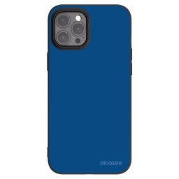 Fekete szilikon tok az alábbi mobiltelefonokra Apple iPhone 12 Pro Max - Navy Blue