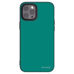 Fekete szilikon tok az alábbi mobiltelefonokra Apple iPhone 12 Pro Max - Emerald Mist