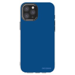Átlátszó szilikon tok az alábbi mobiltelefonokra Apple iPhone 12 Pro Max - Navy Blue