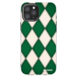 Átlátszó szilikon tok az alábbi mobiltelefonokra Apple iPhone 12 Pro Max - Emerald Diamond
