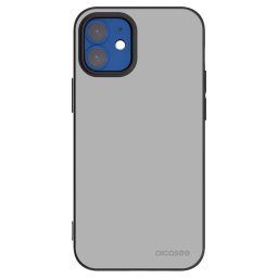 Fekete szilikon tok az alábbi mobiltelefonokra Apple iPhone 12 mini - Stone