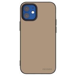 Fekete szilikon tok az alábbi mobiltelefonokra Apple iPhone 12 mini - Soft Sand