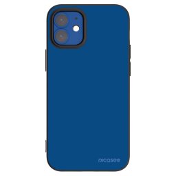 Fekete szilikon tok az alábbi mobiltelefonokra Apple iPhone 12 mini - Navy Blue
