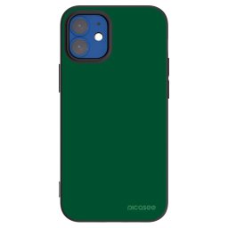 Fekete szilikon tok az alábbi mobiltelefonokra Apple iPhone 12 mini - Green Gleam