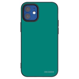 Fekete szilikon tok az alábbi mobiltelefonokra Apple iPhone 12 mini - Emerald Mist
