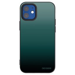 Fekete szilikon tok az alábbi mobiltelefonokra Apple iPhone 12 mini - Verdant Fade
