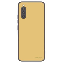 Fekete szilikon tok az alábbi mobiltelefonokra Sony Xperia 10 II - Canary Crystal