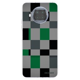 Átlátszó szilikon tok az alábbi mobiltelefonokra Xiaomi Mi 10T Lite - Block Grid