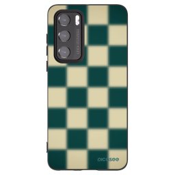 Fekete szilikon tok az alábbi mobiltelefonokra Huawei P40 - Shadow Chess