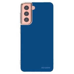 Átlátszó szilikon tok az alábbi mobiltelefonokra Samsung Galaxy S21 5G G991B - Navy Blue