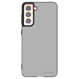 Fekete szilikon tok az alábbi mobiltelefonokra Samsung Galaxy S21 5G G991B - Stone