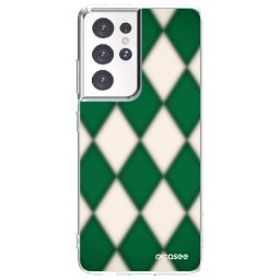Átlátszó szilikon tok az alábbi mobiltelefonokra Samsung Galaxy S21 Ultra 5G G998B - Emerald Diamond