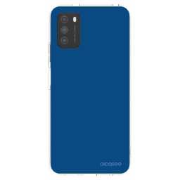Átlátszó szilikon tok az alábbi mobiltelefonokra Xiaomi Poco M3 - Navy Blue