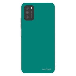 Átlátszó szilikon tok az alábbi mobiltelefonokra Xiaomi Poco M3 - Emerald Mist