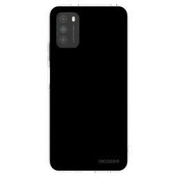 Átlátszó szilikon tok az alábbi mobiltelefonokra Xiaomi Poco M3 - Black Bliss