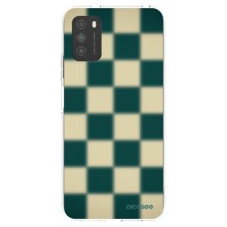 Átlátszó szilikon tok az alábbi mobiltelefonokra Xiaomi Poco M3 - Shadow Chess