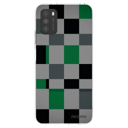 Átlátszó szilikon tok az alábbi mobiltelefonokra Xiaomi Poco M3 - Block Grid