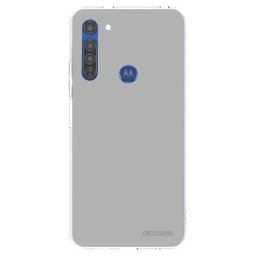 Átlátszó szilikon tok az alábbi mobiltelefonokra Motorola Moto G8 - Stone
