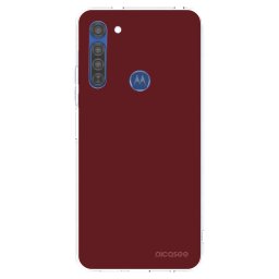 Átlátszó szilikon tok az alábbi mobiltelefonokra Motorola Moto G8 - Red Bliss