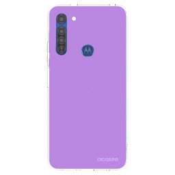 Átlátszó szilikon tok az alábbi mobiltelefonokra Motorola Moto G8 - Mystic Melody