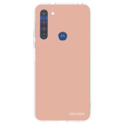 Átlátszó szilikon tok az alábbi mobiltelefonokra Motorola Moto G8 - Lullaby