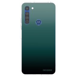 Átlátszó szilikon tok az alábbi mobiltelefonokra Motorola Moto G8 - Verdant Fade