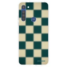 Átlátszó szilikon tok az alábbi mobiltelefonokra Motorola Moto G8 - Shadow Chess