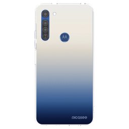 Átlátszó szilikon tok az alábbi mobiltelefonokra Motorola Moto G8 - Gravity Fade
