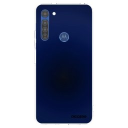 Átlátszó szilikon tok az alábbi mobiltelefonokra Motorola Moto G8 - Deep Ocean