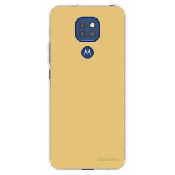 Átlátszó szilikon tok az alábbi mobiltelefonokra Motorola Moto G9 Play - Canary Crystal