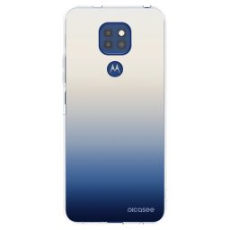 Átlátszó szilikon tok az alábbi mobiltelefonokra Motorola Moto G9 Play - Gravity Fade